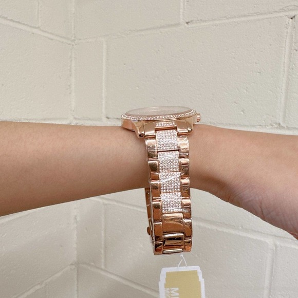 Michael Kors MK6826 Tibby Multifunction Rose Gold Tone Stainless Steel Watch - Picture 3 of 5